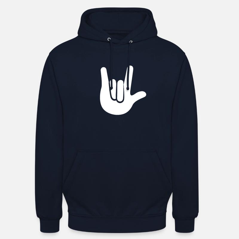 cuernos de diablo blanco' Sudadera con capucha unisex | Spreadshirt